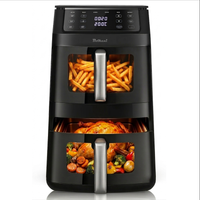 Bolkani Double Stack Heißluftfritteuse 11 L
