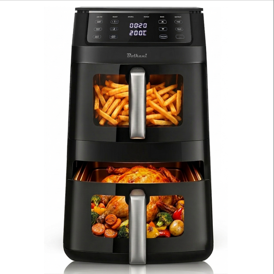Bolkani Double Stack Heißluftfritteuse 11 L